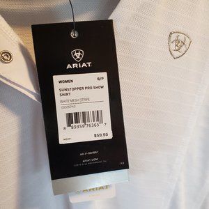 NWT Ariat Pro Sunstopper Show Sunshirt, Women's Small